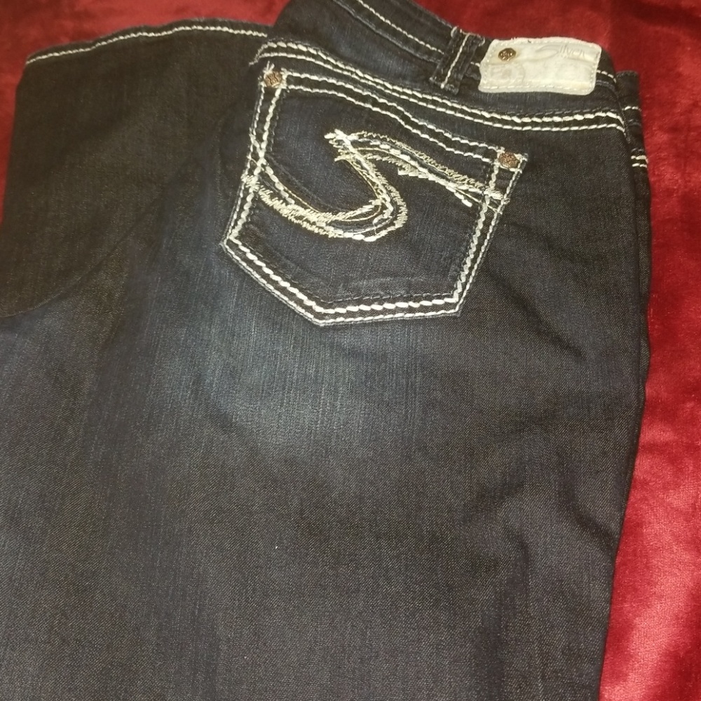 Silver jeans